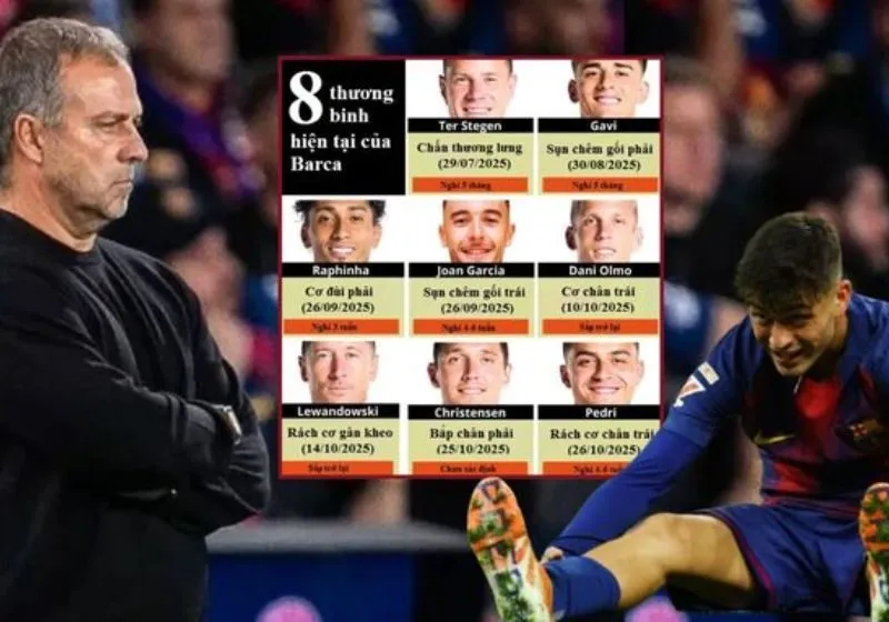 Pedri chấn thương